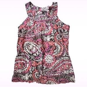 🪩4/$20!! Banana Republic Floral Print Tank Top Size Large 🪩4/$20!!